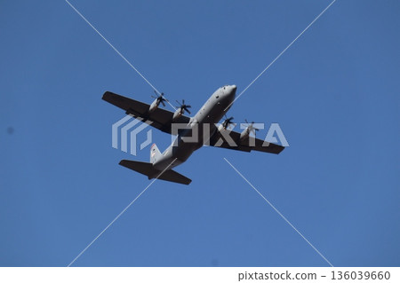 C-130 transport aircraft during exercise C-130 transport aircraft during exercise 136039660