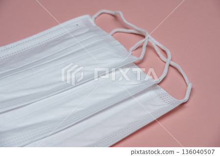 白色口罩，花粉症，預防感染，春季布料 136040507