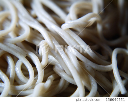 Soba noodles eaten at home Soba noodles eaten at home 136040551