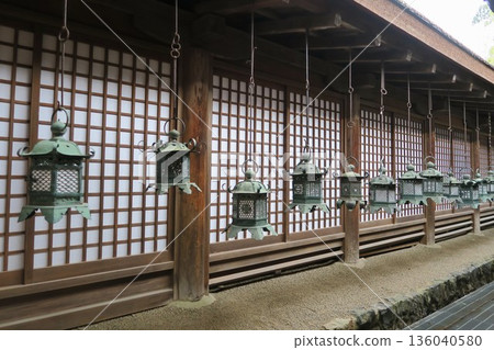 Lanterns in the shrine grounds 136040580