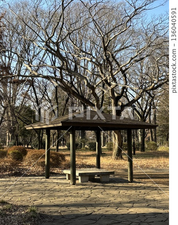 Musashino Park gazebo 136040591