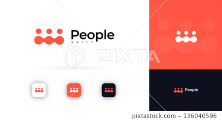 People Community Logo Solidarity Group Icon, Network Teamwork Unity Person Modern Concept. Family Together Organization, Relations Care. Team Human Abstract Shape Logos Template. Vector Illustration People Community Logo Solidarity Group Icon, Network Teamwork Unity Person Modern Concept. Family Together Organization, Relations Care. Team Human Abstract Shape Logos Template. Vector Illustration 136040596