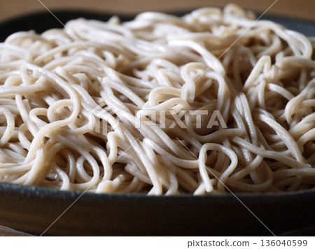 Soba noodles eaten at home Soba noodles eaten at home 136040599