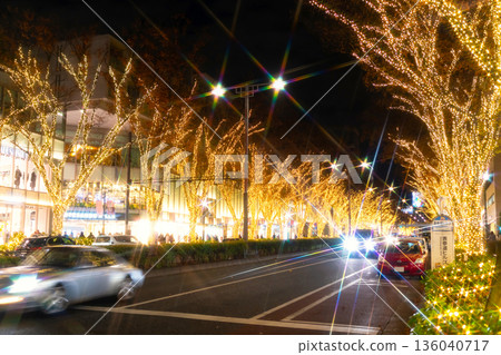 Tokyo Omotesando Christmas illuminations 136040717