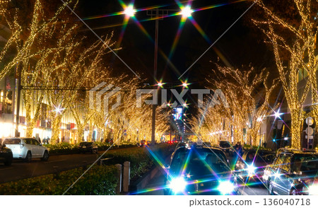 Tokyo Omotesando Christmas illuminations Tokyo Omotesando Christmas illuminations 136040718