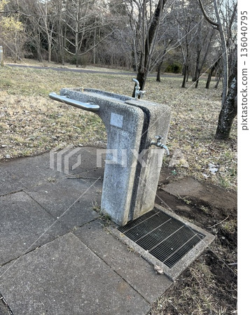 噴泉在公園 噴泉在公園 136040795