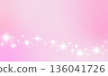 Pale pink gradient background with a classy frame and sparkle at the bottom 16:9 136041726