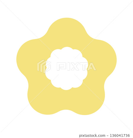 黃色春花插圖 136041736