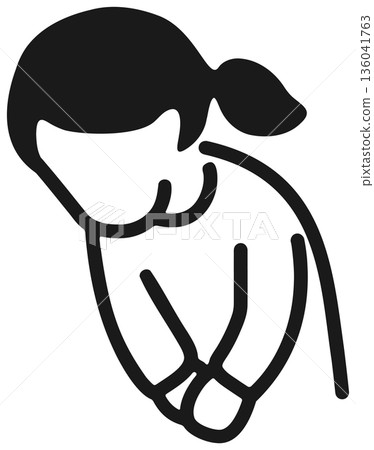 道歉的女人 136041763