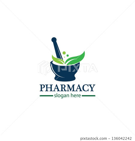 Creative Pharmacy Concept Logo Design Creative Pharmacy Concept Logo Design 136042242