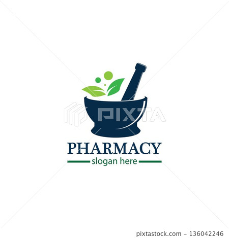 Creative Pharmacy Concept Logo Design Creative Pharmacy Concept Logo Design 136042246