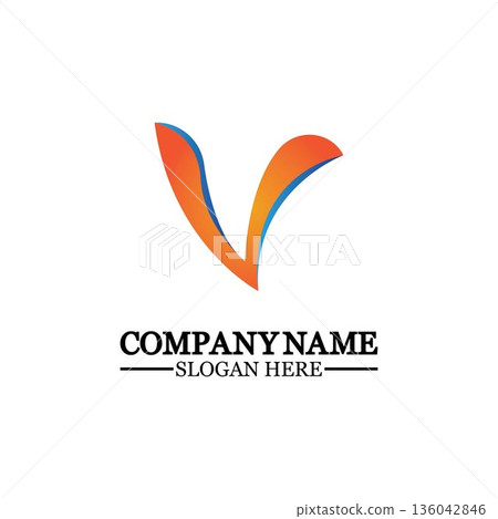 Letter V with Check Mark logo illustration design. Creative Minimal luxury emblem design. Universal elegant icon.Graphic Alphabet Symbol for Corporate Business Identity. Letter V with Check Mark logo illustration design. Creative Minimal luxury emblem design. Universal elegant icon.Graphic Alphabet Symbol for Corporate Business Identity. 136042846