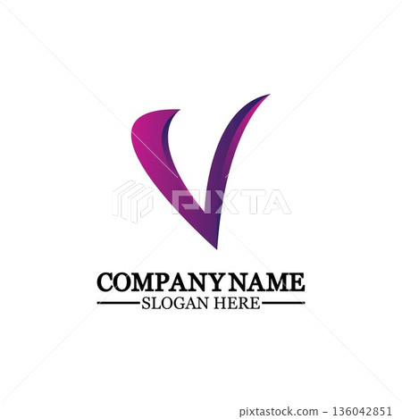 Letter V with Check Mark logo illustration design. Creative Minimal luxury emblem design. Universal elegant icon.Graphic Alphabet Symbol for Corporate Business Identity. Letter V with Check Mark logo illustration design. Creative Minimal luxury emblem design. Universal elegant icon.Graphic Alphabet Symbol for Corporate Business Identity. 136042851