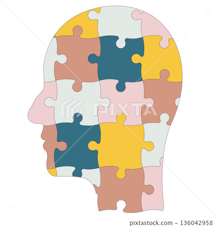 human head puzzle human head puzzle 136042958