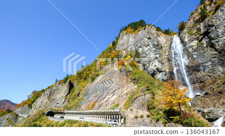 Falls of Fukui in autumn 136043167