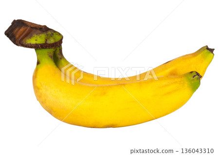 bunch banana isolated on white background bunch banana isolated on white background 136043310