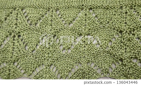 A colorful knitted fabric texture suitable for home decor, fashion, or textile A colorful knitted fabric texture suitable for home decor, fashion, or textile 136043446