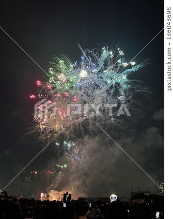 第50屆江戶川煙火大會的煙火 第50屆江戶川煙火大會的煙火 136043698
