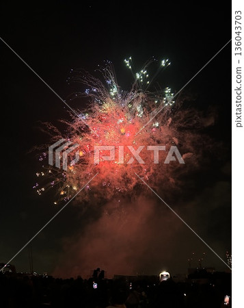 第50屆江戶川煙火大會的煙火 第50屆江戶川煙火大會的煙火 136043703
