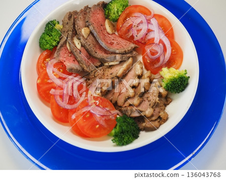 Duck loin and roast beef, my wife's home-cooked meals, dinner at home, happy family Duck loin and roast beef, my wife's home-cooked meals, dinner at home, happy family 136043768