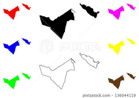 Tabaco city (Bicol Region, Republic of the Philippines, ROP) map vector illustration, scribble sketch Tabaco map 136044119