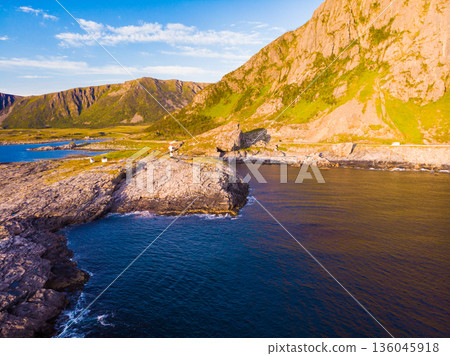 Seascape on Andoya island Norway Seascape on Andoya island Norway 136045918