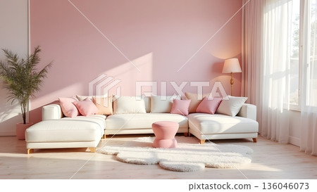 Stylish room and interior scenery 136046073