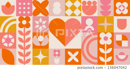 March Geometric Abstract Banner Design March Geometric Abstract Banner Design 136047042