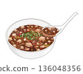 Mapo tofu illustration (with spoon) 136048356