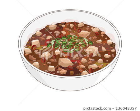 麻婆豆腐插圖 2 麻婆豆腐插圖 2 136048357
