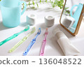 牙刷牙齒護理圖像 136048522