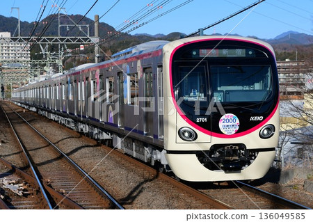 Keio 2000 series 2701F with NEW2000 headmark, first day of commercial operation 136049585