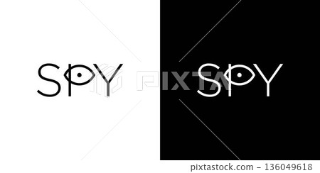 Modern and unique spy logo design Modern and unique spy logo design 136049618