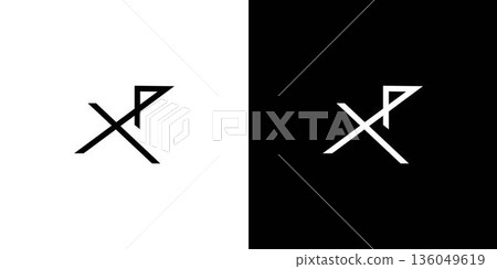Modern and unique XP logo design Modern and unique XP logo design 136049619