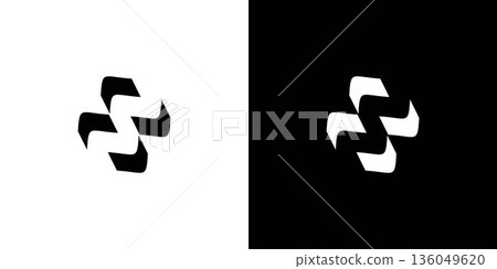 Simple and modern letter S initials logo design 136049620