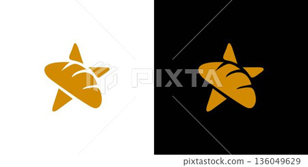 The bakery star logo design is unique and fun 136049629