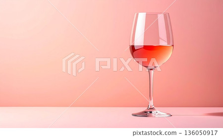 時尚的葡萄酒杯圖片 136050917