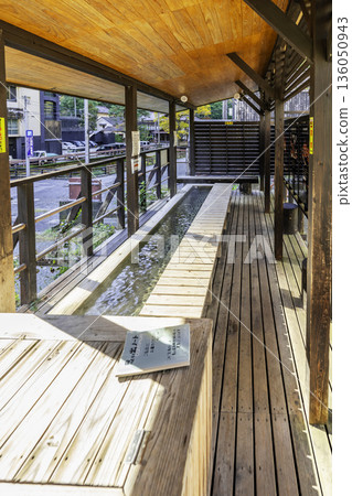 Aizu Higashiyama Onsen Town Footbath Aizuwakamatsu City, Fukushima Prefecture 136050943