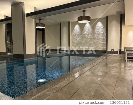 Indoor pool at a resort hotel Indoor pool at a resort hotel 136051131
