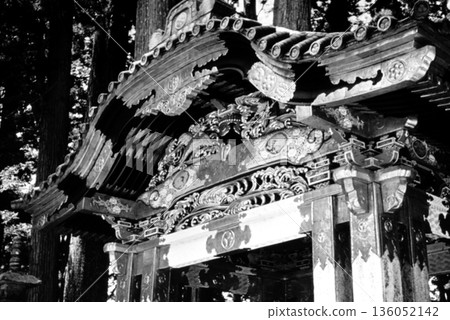 1962年的老照片：日光東照宮的噴泉 136052142