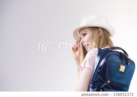Young woman going to school 136052172