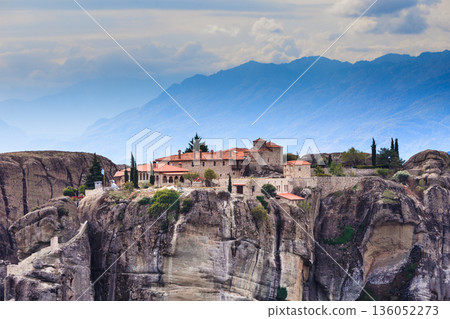 Monastery of the Holy Trinity i in Meteora, Greece 136052273