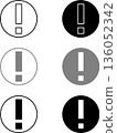 Exclamation mark icon 02 136052342