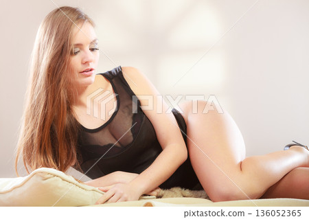 Girl with shapely hips. Girl with shapely hips. 136052365