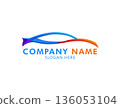 Modern Automotive Logo. Dynamic Car Speed Line Brand Identity 136053104