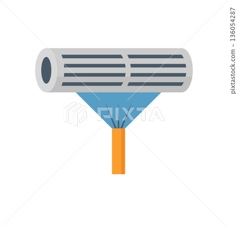 Air Conditioner Cleaning Icon Air Conditioner Cleaning Icon 136054287