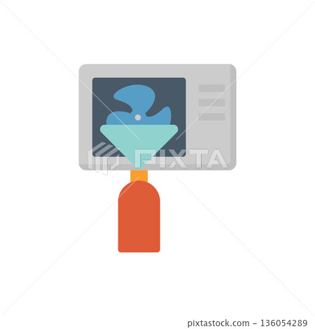 Condenser Unit Cleaning Icon 136054289