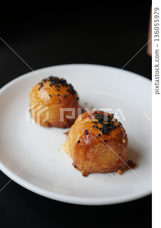 closeup of turkey pastry or borek on a table closeup of turkey pastry or borek on a table 136055979