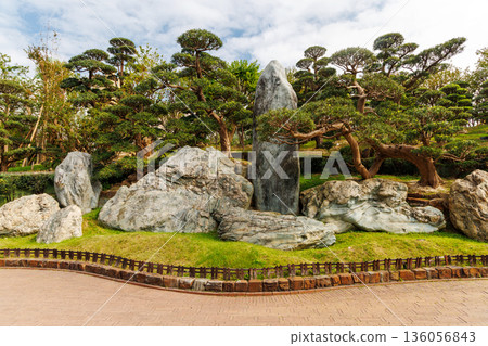 Japanese garden in Hong Kong Japanese garden in Hong Kong 136056843