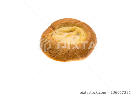 Tasty cheesecake with cheese filling on a white plate in isolation Tasty cheesecake with cheese filling on a white plate in isolation 136057255